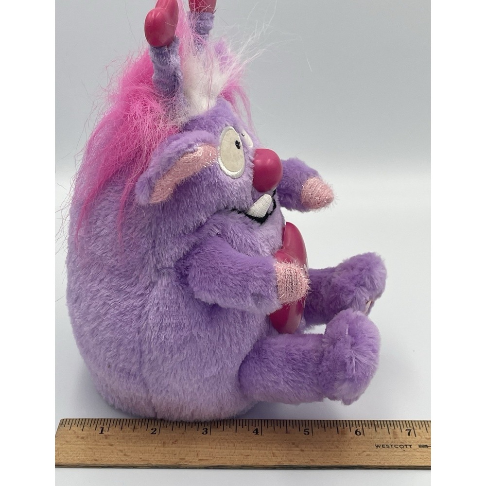 GEMMY Monster Maniacs Purple "LOVE YA" Plush Valentine's Day Sings Mahna Mahna - Picture 14 of 16